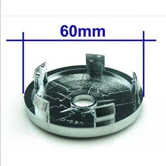 Mazda W240 Wheel Center Caps 60mm set of 4 NWT - Picture 3 of 8